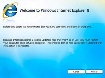   Internet Explorer 8