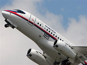 Sukhoi Superjet 100.  ©AFP