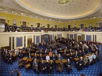 Заседание Сената США. Фото с сайта senate.gov