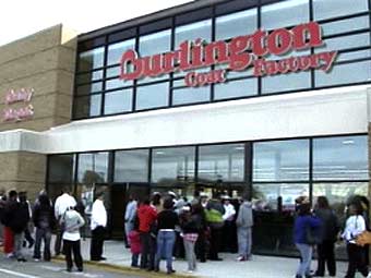 Магазин Burlington Coat Factory. Кадр телекомпании ONN10