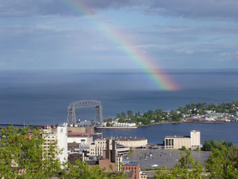 Вид на Дулус. Фото с сайта lighthousefortheblind-duluth.org