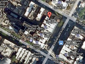 Район места происшествия. Изображение с сайта maps.google.ru