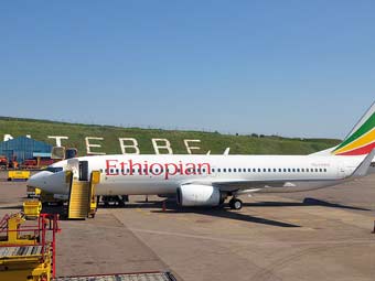 -737  Ethiopian Airlines.  Hansueli Krapf