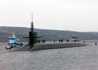 Подлодка ВМС США.
 Фото с сайта navy.mil 