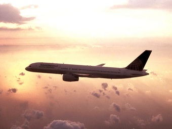 Самолет Continental Airlines. Фото с сайта авиакомпании