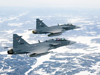JAS-39 Gripen.  - Saab