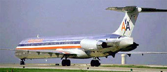 Boeing MD-80  American Airlines.    